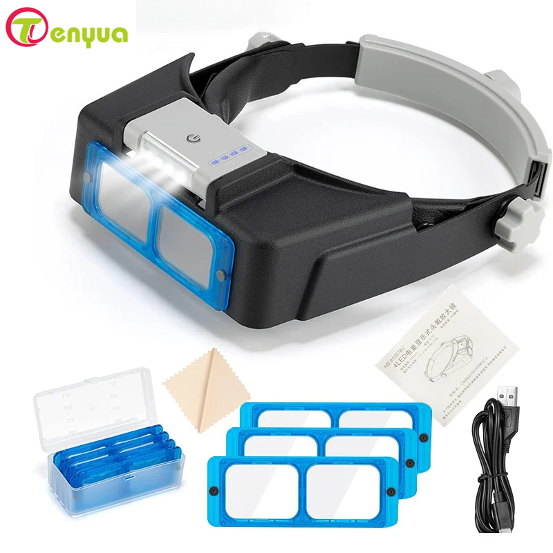 Night Vision Goggles Head Mounted - Loupes montées sur la tête, chargement