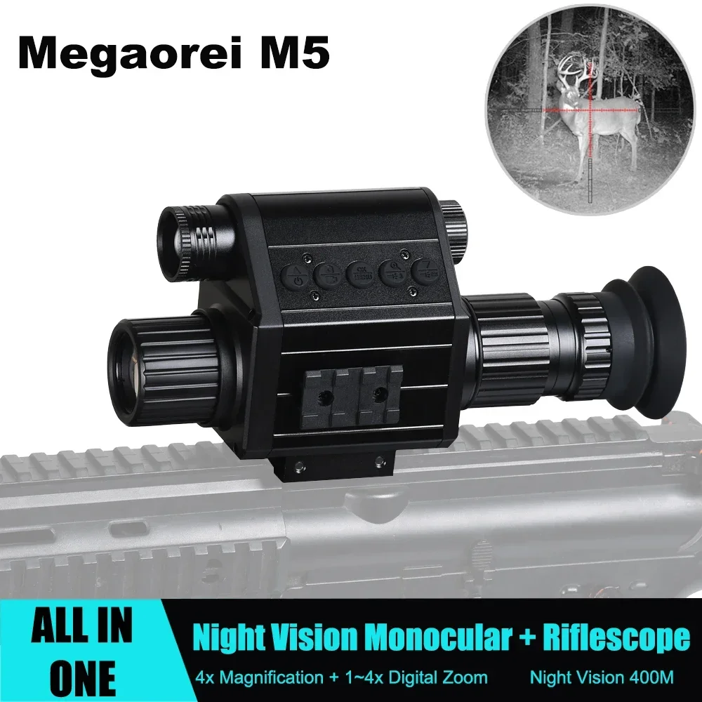 Night Vision Rifle Scope Ir 850Nm - Lunette de visée monoculaire à vision