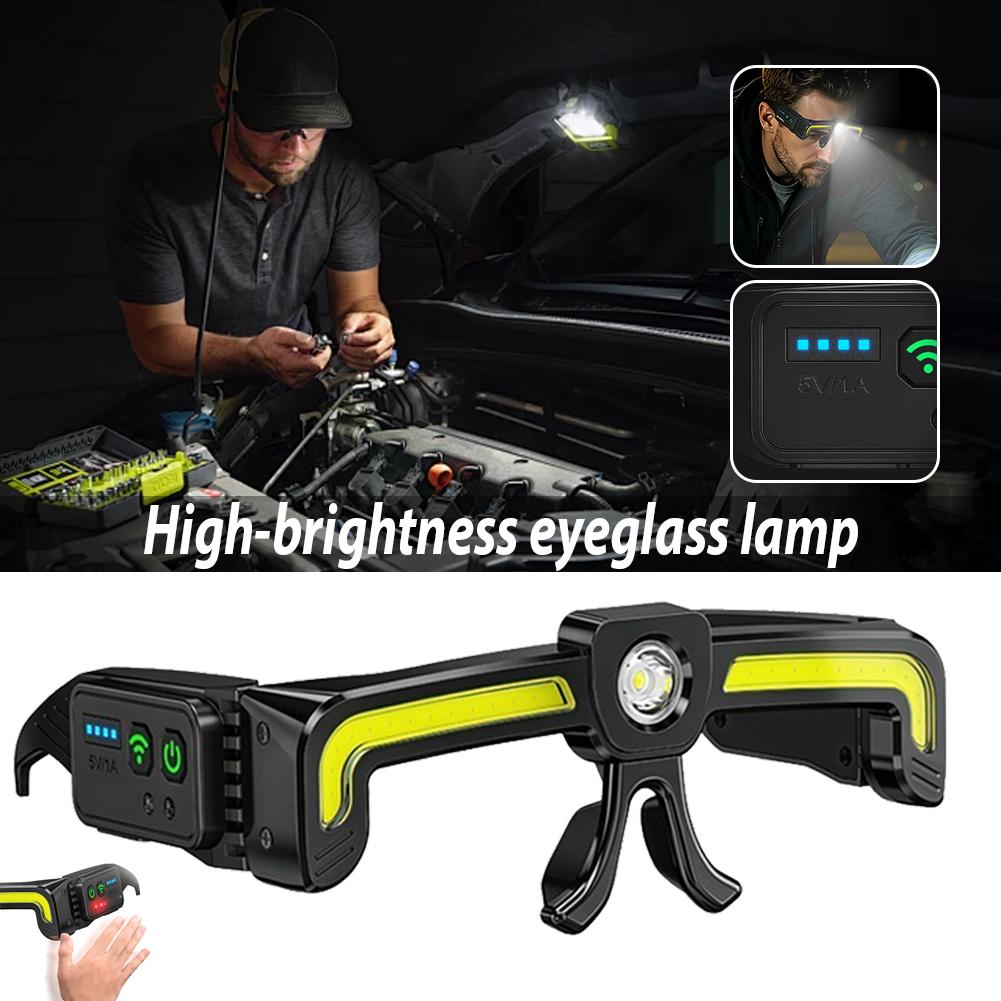 Night Vision Goggles Head Mounted - Lampe frontale à LED COB, avec