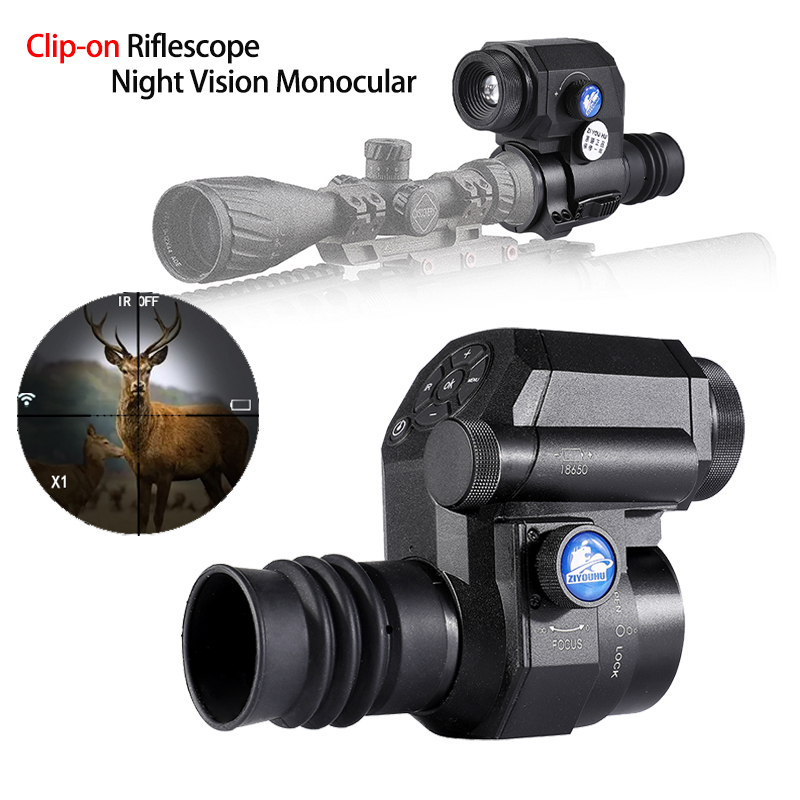Night Vision Rifle Scope Ir 850Nm - Lunette de visée à clipser pour