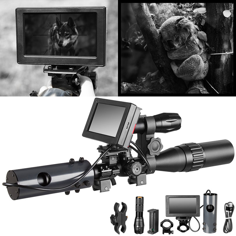 Night Vision Rifle Scope Ir 850Nm - Lunette de vision nocturne infrarouge gible
