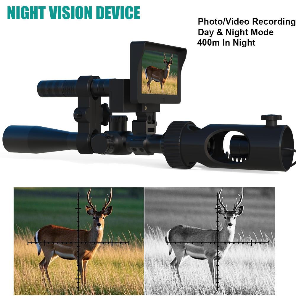 Night Vision Rifle Scope Ir 850Nm - Lunette de vision nocturne numérique HD