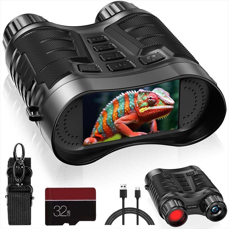 Digital Night Vision Binoculars 4K - Maxgeek NV2181 binoculaire 8X Zoom numérique