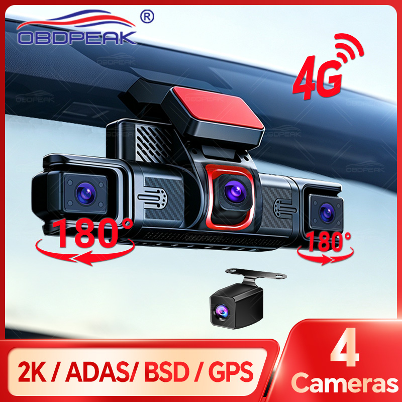 Night Vision Camera Wifi 4G - Caméra embarquée M100 4 canaux LTE