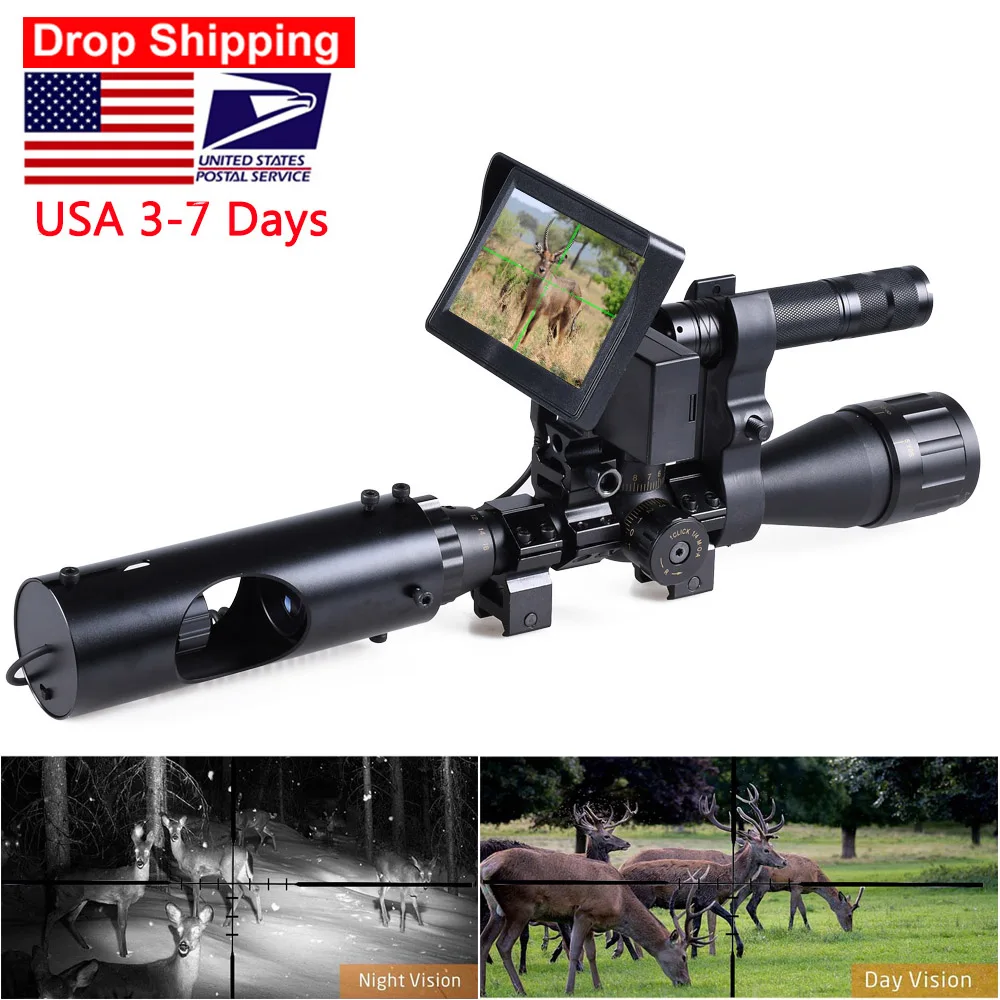 Night Vision Rifle Scope Ir 850Nm - Lunette de chasse, Vision nocturne, optique