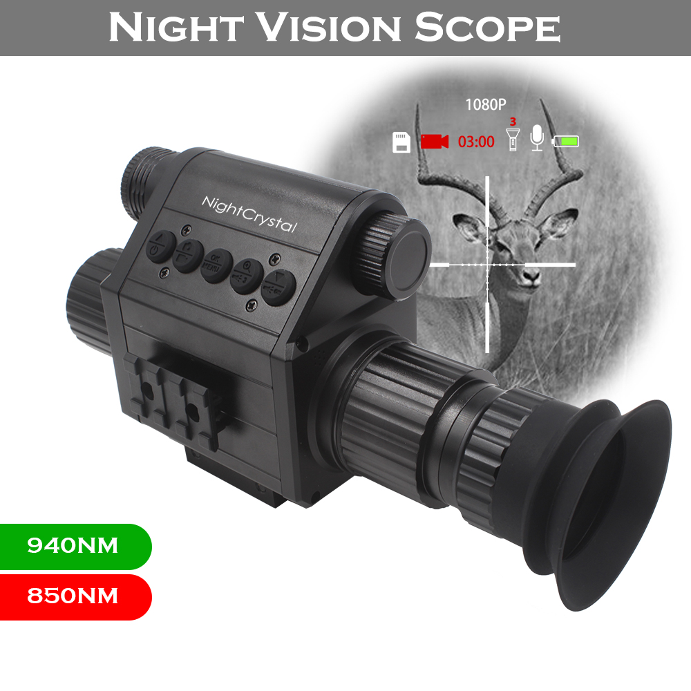 Night Vision Rifle Scope Ir 850Nm - Megaorei M5 Lunette de visée nocturne,