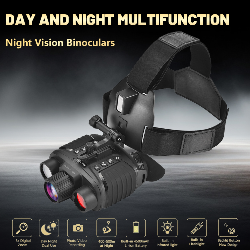 Nouveauté NV8360 4K casque de  - Night Vision Goggles Head Mounted avis et prix