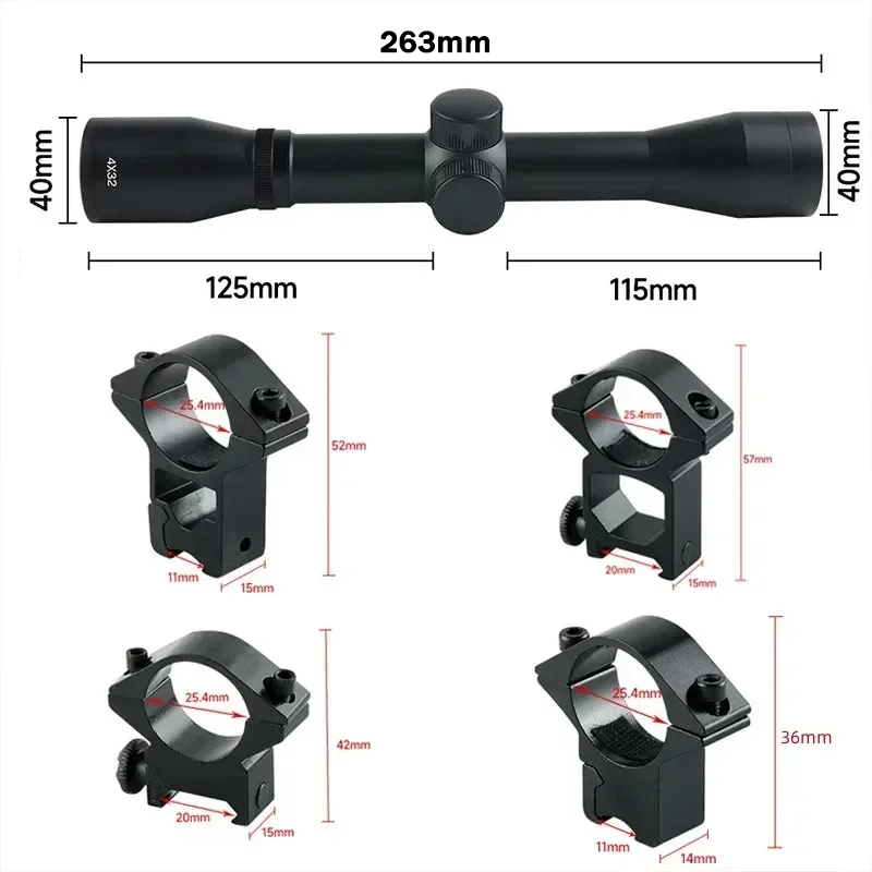 Lunette de visée tactique 4x32 - Night Vision Scope For Crossbow avis et prix