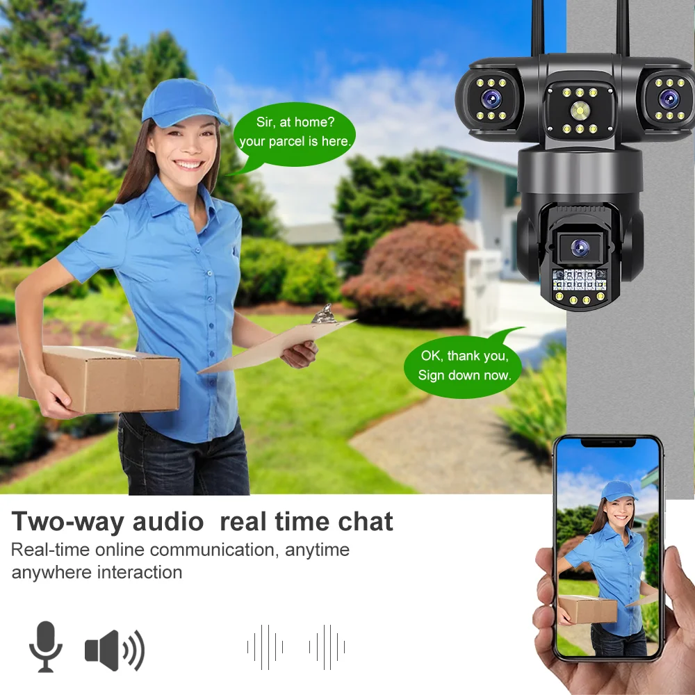 Caméra extérieure étanche V380 - Night Vision Camera Wifi 4G avis et prix