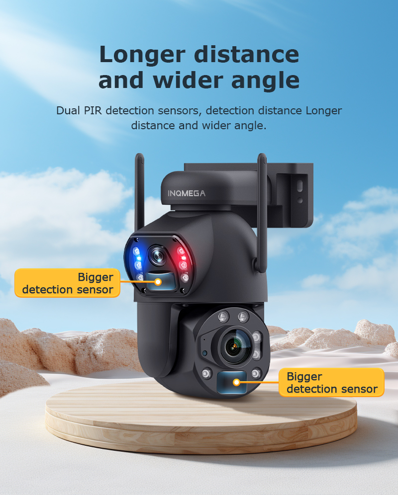 Caméra solaire INQMEGA 12MP 50 - Night Vision Camera Wifi 4G avis et prix