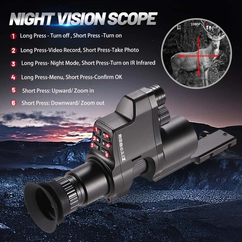 NV4B – dispositif de Vision no - Night Vision Scope 4X Digital avis et prix