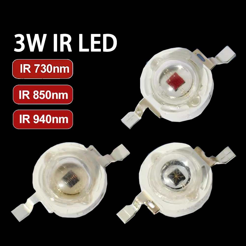 LED IR 3W 730nm 740nm 850nm 94 - Ir Illuminator 850Nm Flashlight avis et prix