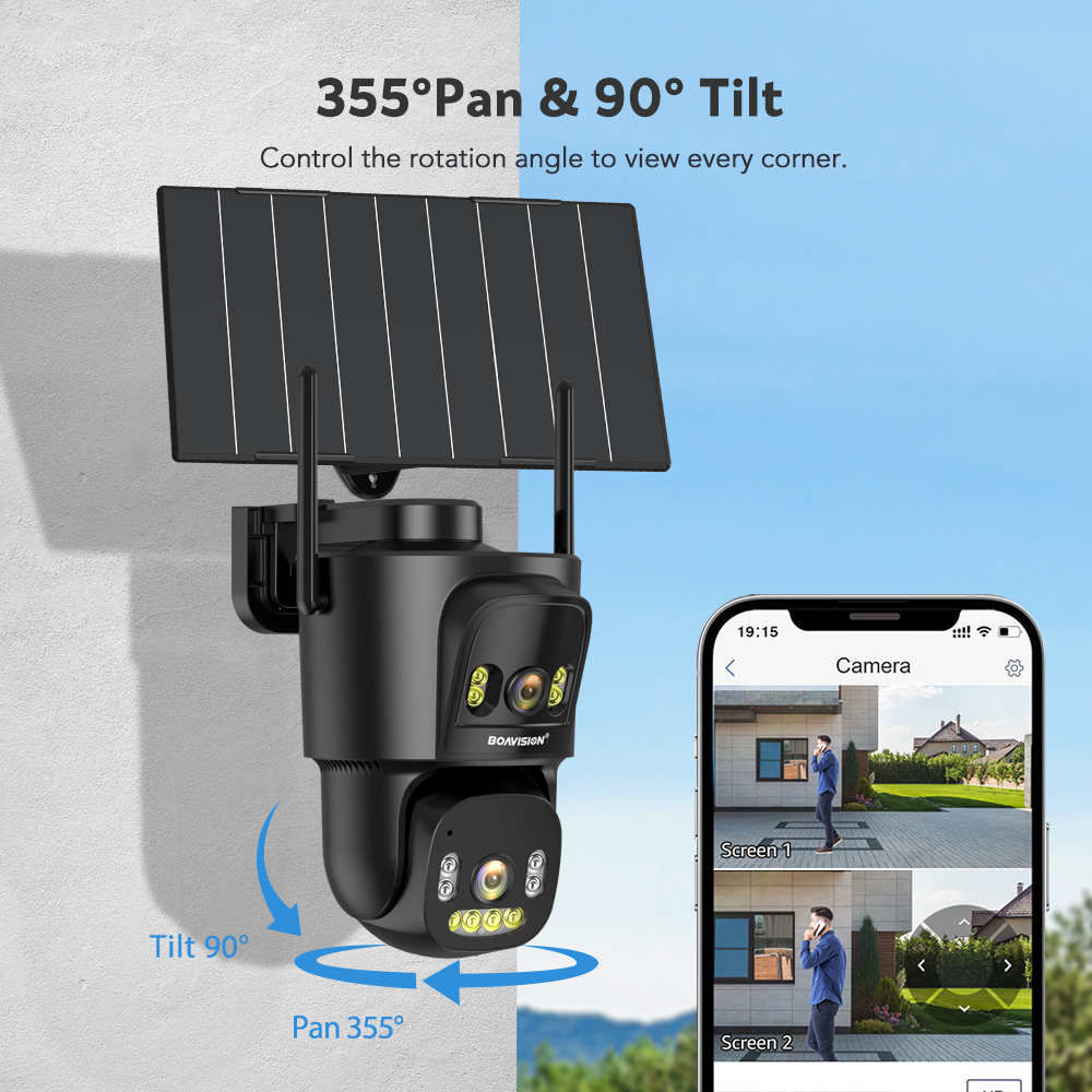 Caméra solaire AOV 6MP avec Wi - Night Vision Camera Wifi 4G avis et prix