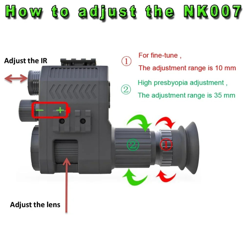 Monoculaire numérique de visio - Night Vision Scope 4X Digital avis et prix