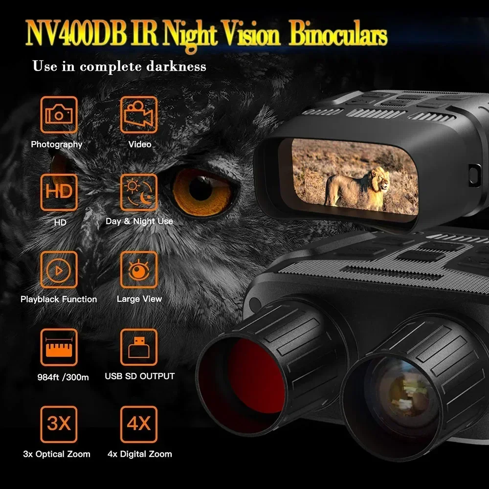 Jumelles de Vision nocturne nu - Night Vision Scope 4X Digital avis et prix
