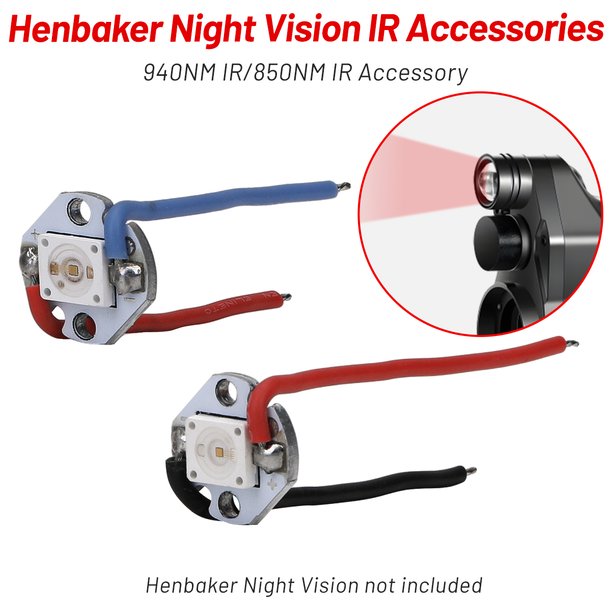 Henbaker-Lunette de visée à LE - Night Vision Rifle Scope Ir 850Nm avis et prix