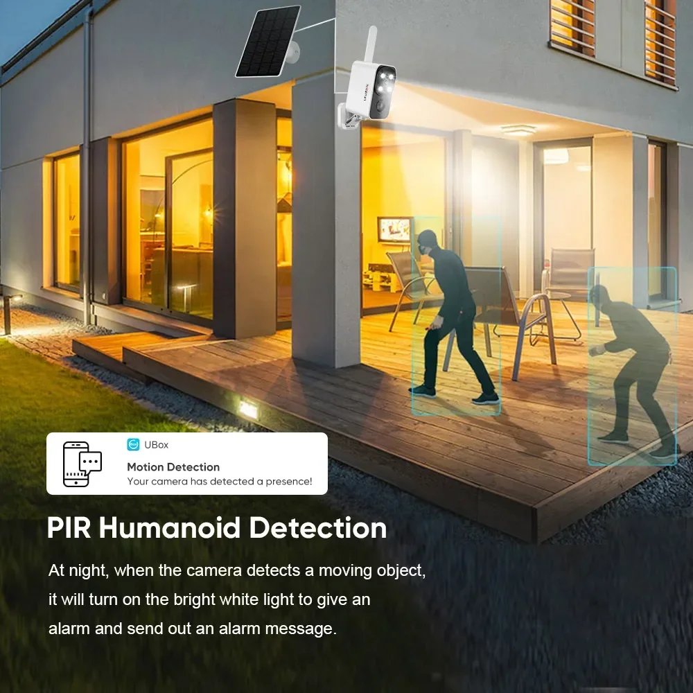 LS VISION caméra solaire extér - Night Vision Camera Wifi 4G avis et prix