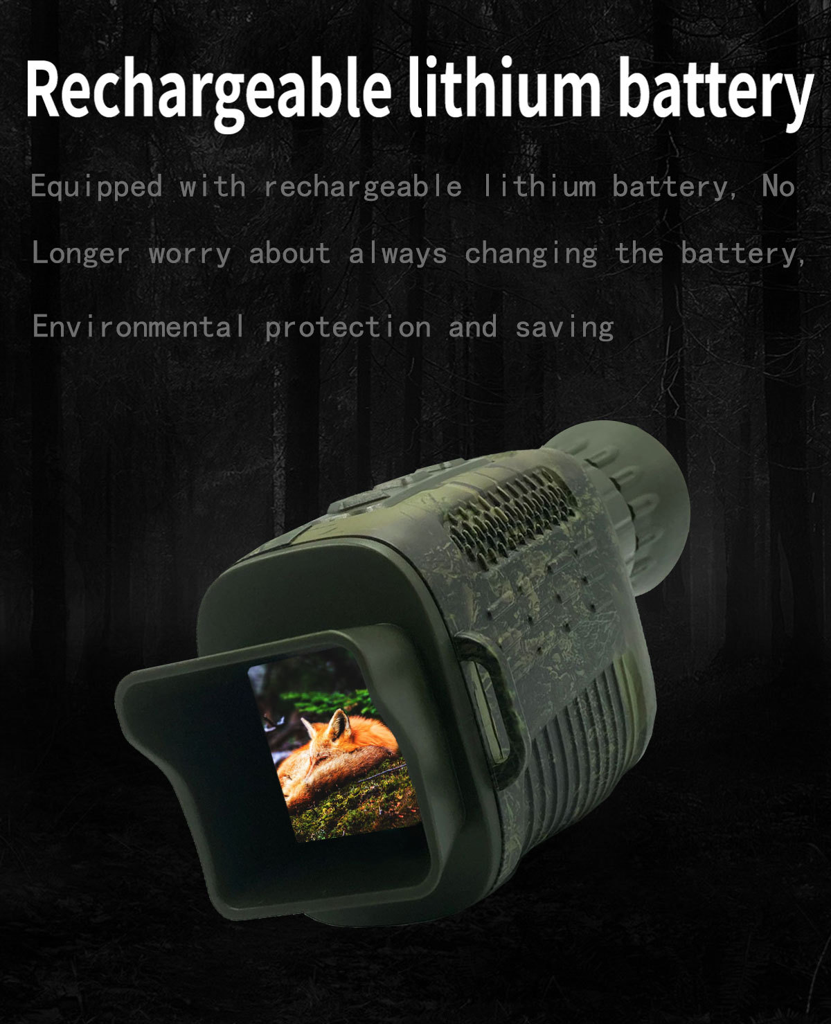 Imageur Non thermique de Campi - Night Vision Monocular 1080P avis et prix