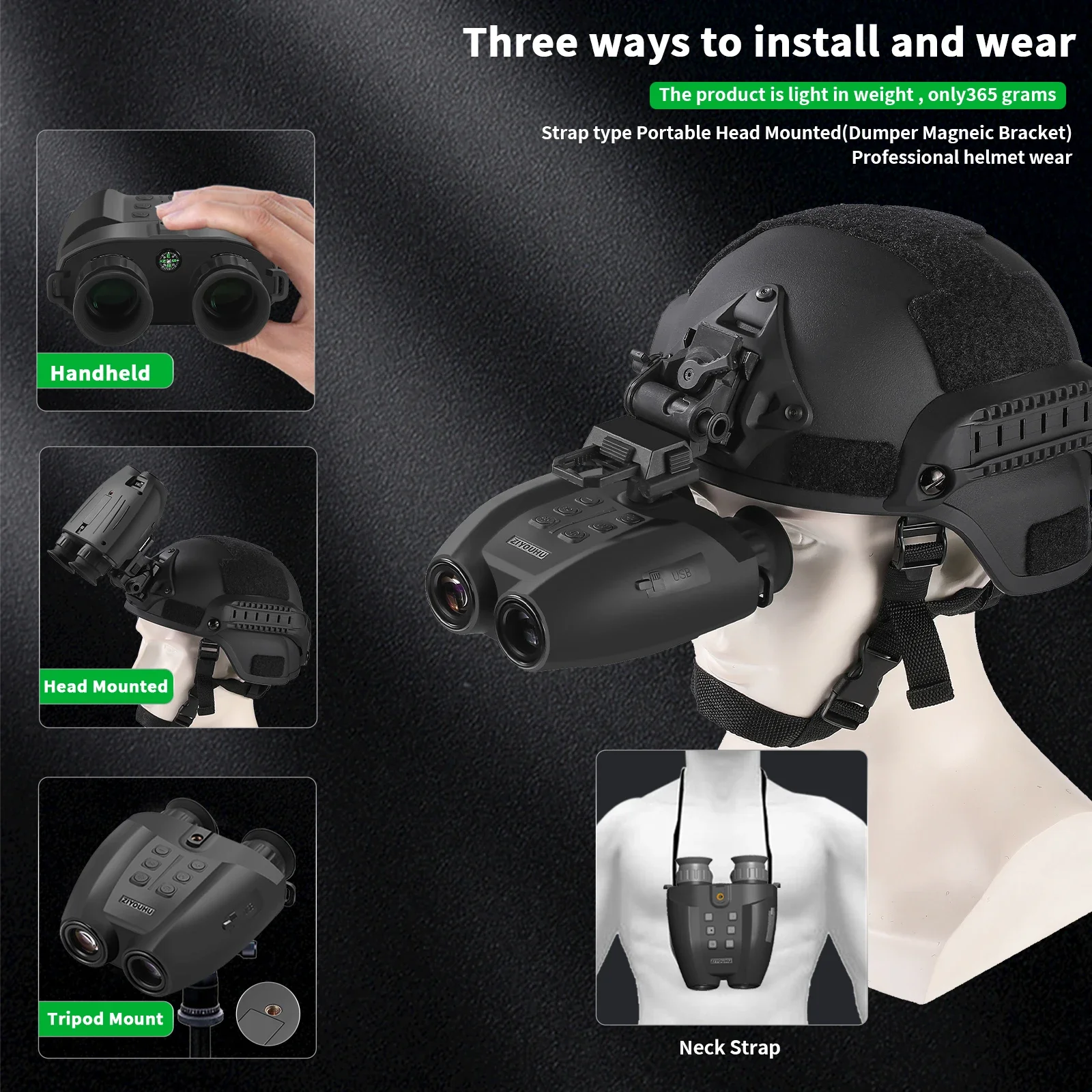 Jumelles de nuit infrarouges P - Night Vision Goggles Head Mounted avis et prix