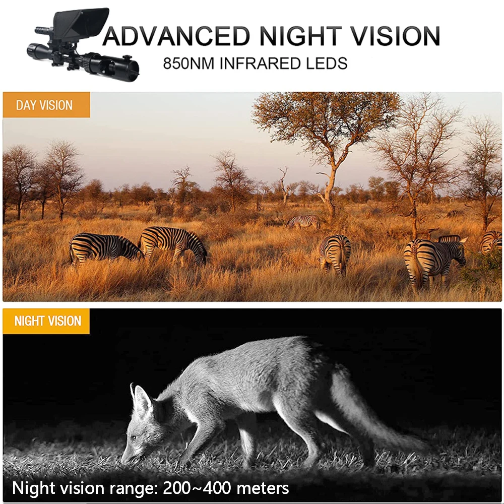 Lunette de chasse, Vision noct - Night Vision Rifle Scope Ir 850Nm avis et prix