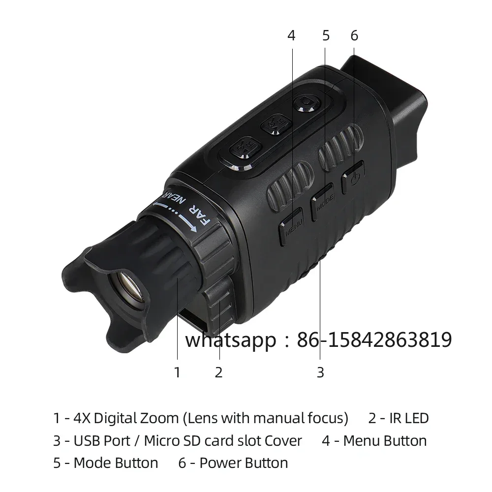 Télescope de vision nocturne i - Night Vision Monocular 1080P avis et prix